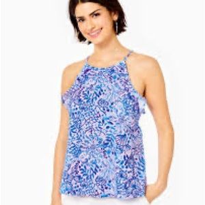 Lilly Pulitzer Billie Tank Top Calla Lilly Pink